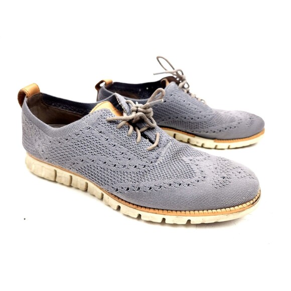 Cole Haan Zerogrand Stitchlite Wingtip Shoes Sneakers Mens Size 7.5 Grey main image 6